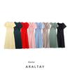 Araltay New Arrival Women's Clothing Fashion Style Fashion All-Match Pure Color Silk Satin Texture Midi Skirt Dress 2330399
