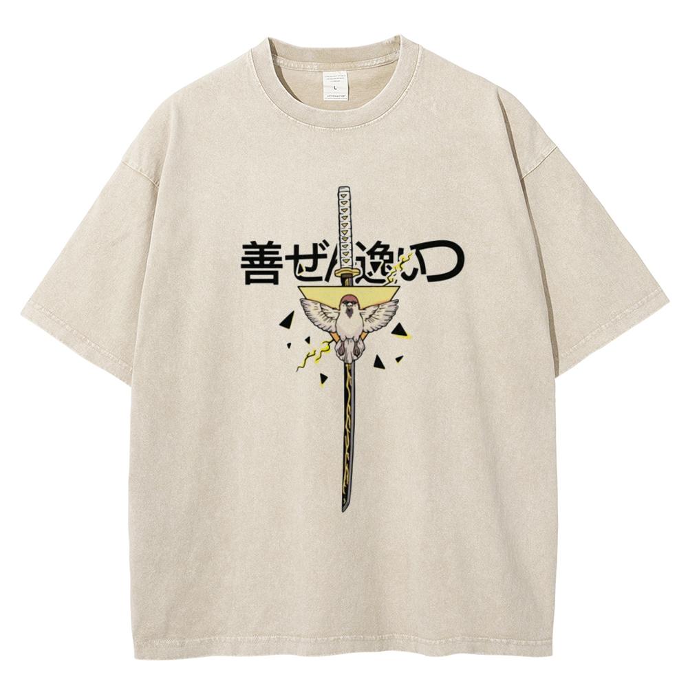 Горячая Аниме Клинок Рассекающий Демонов Кочо Шинобу Графический Принт Футболка Мужская Повседневная Футболка Стирка Футболка Харадзюку Мужские Топы