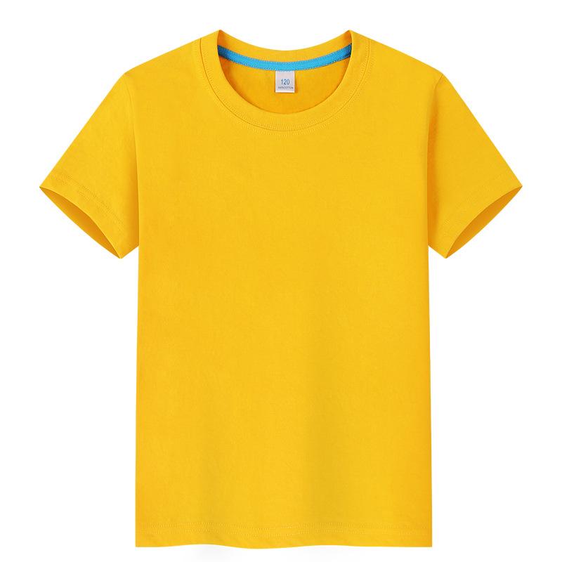 Детская футболка конфетного цвета с короткими рукавами, классная форма для детского сада, пустая, нарисованная вручную