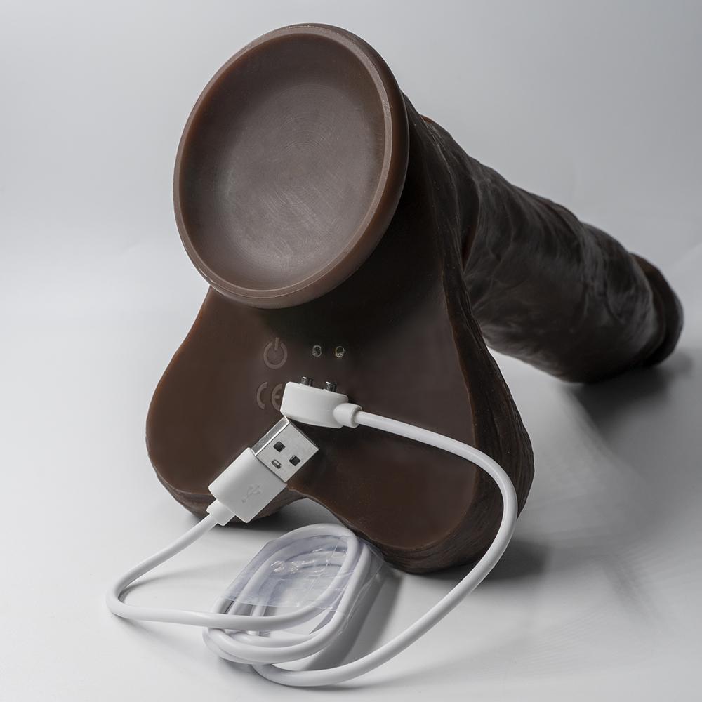 11,4-дюймовый супер длинный реалистичный дилдо электрический грубый имитация фаллоса телескопический качающийся вибрационный нагревательный дилдо женский мастурбатор взрослый секс дилдо