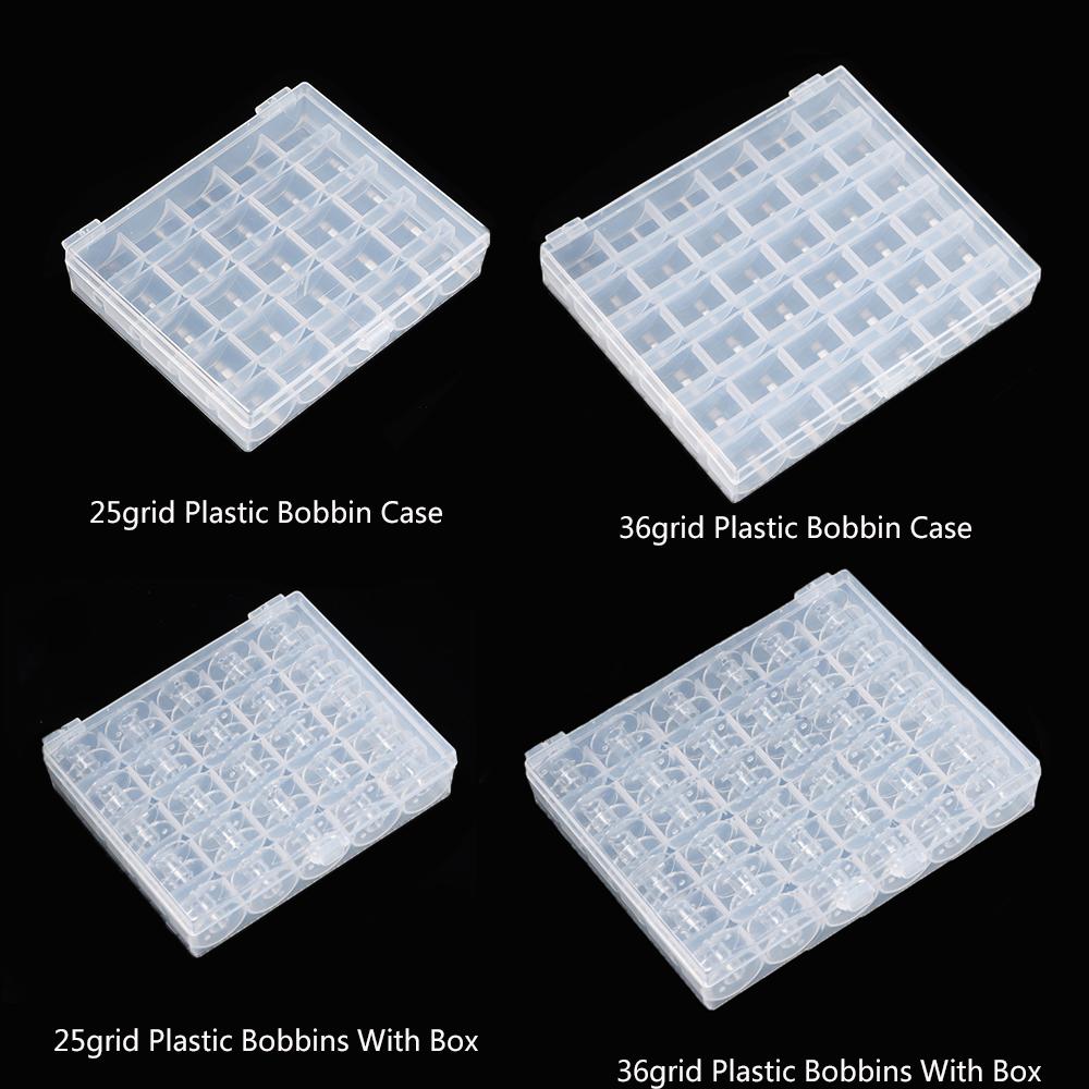 25/36 Сетка Чехол для инструментов для рукоделия Пластиковая шпулька для ниток Пустые шпульки Набор швейных ниток Коробка для хранения катушек