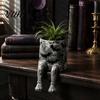 Halloween Resin Ornaments Sitting Leg-Dangled Planter, Funny Long Leg Succulent Plant Pot Creative Indoor Outdoor Decor with Pumpkin Ghost Mummy,