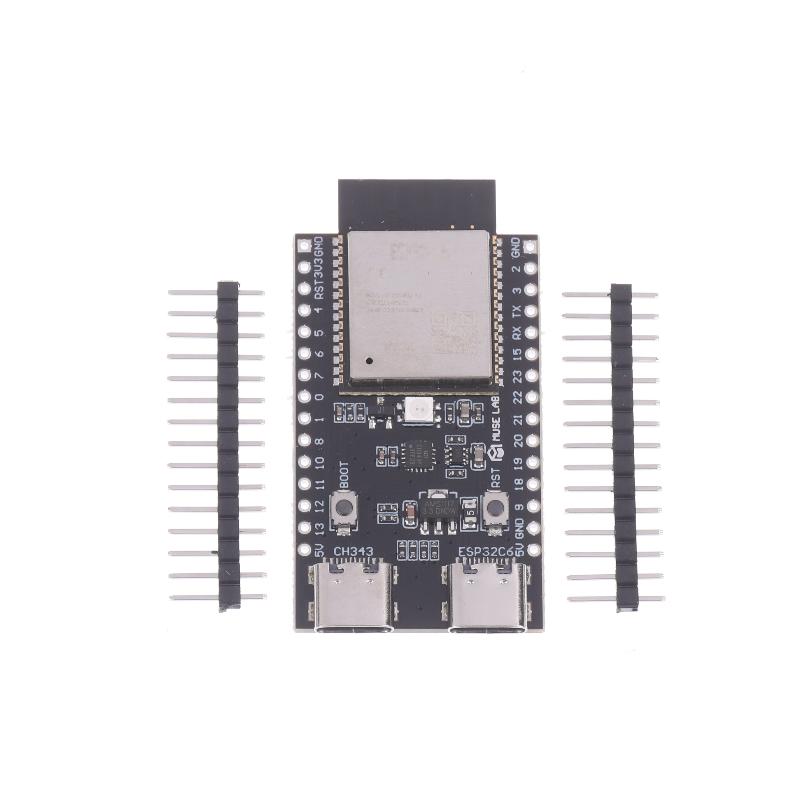 1 Комплект Wifi6 Совместимый с Bluetooth Для Arduino Zigbee Nano Esp32-C6-N4 Плата разработки Esp32-C6 Core Board