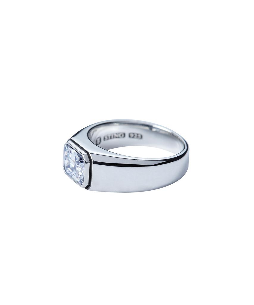 Sting925 Emerald Cut Signet Ring