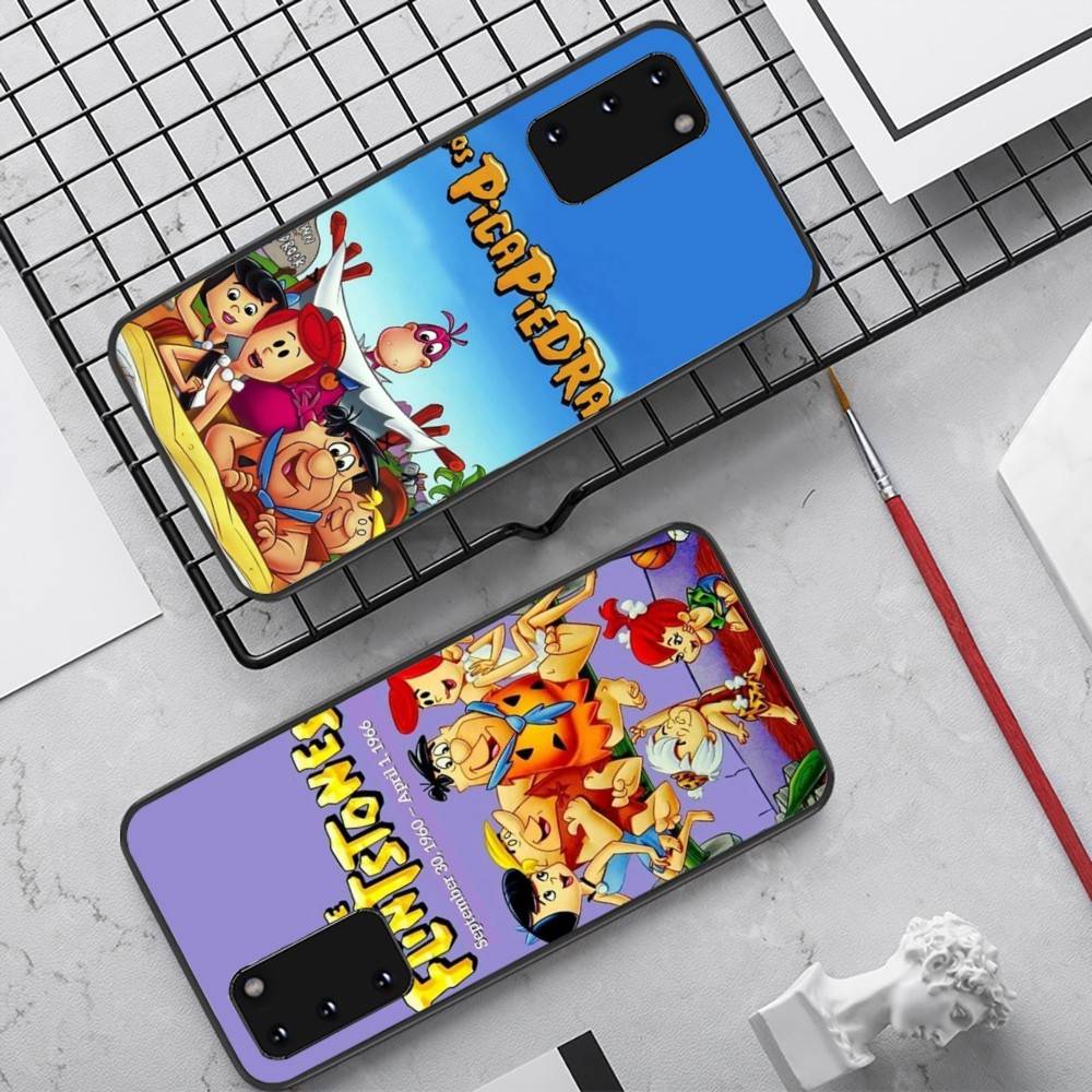 The Flintst ones Cartoon Phone Case For Samsung S 24 Fe 25 Ultra Plus 20 Lite 21 30 22 23 24 22 Ultra 5G Fundas