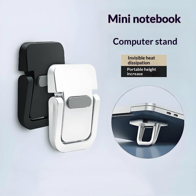 Invisible Portable Laptop Stand 1 Pair Mini Folding Notebook Leg Holder Adjustable Height Non-slip Bracket for Work Gaming Travel