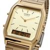 Casio AQ-230GA-9DMQ Аналогово-цифровые кварцевые часы - Золотые