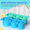 Silicone Ice Tray 3 Compartments with Lid Recyclable Leakproof Large Capacity Easy Release