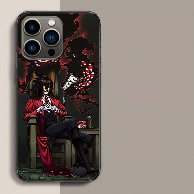 Alucard Helsing Phone Case For Iphone 17 Air 15 Pro 14 Plus 16 Pro Max 17E 16E 12 13 Mini 11 Cover Cute Fundas