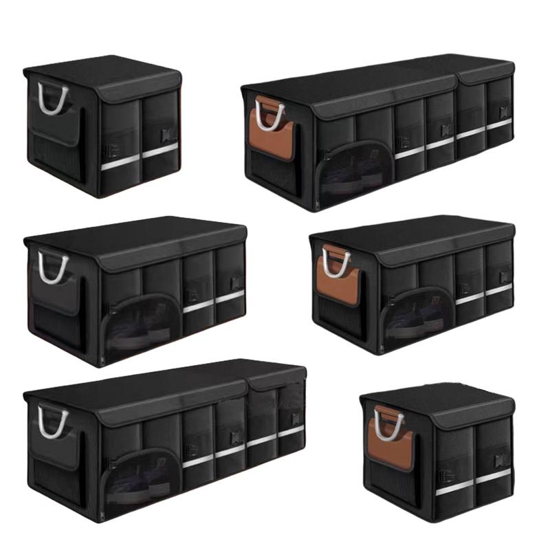 Сумка для хранения в багажнике автомобиля, складной автоорганайзер, 36 л/72 л/110 л, большая вместимость, ящик для хранения в багажнике автомобиля, для уборки салона автомобиля