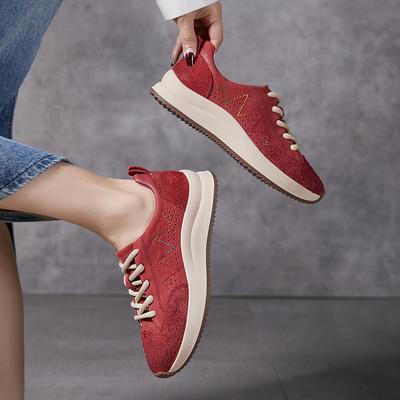 Спортивные женские туфли из натуральной кожи Breadshoes Retro Classic Cowhide Forrest Gump Sneakers