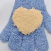 Kids Gloves Cartoon Heart Shape Decoration Baby Boys Girls Warm Gloves