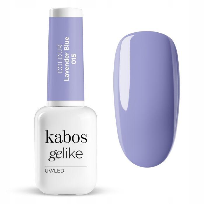Vernis à ongle - Kabos Gelike 015 - Bleu Lavande - 8 ml - Formule douce pour ongles sensibles