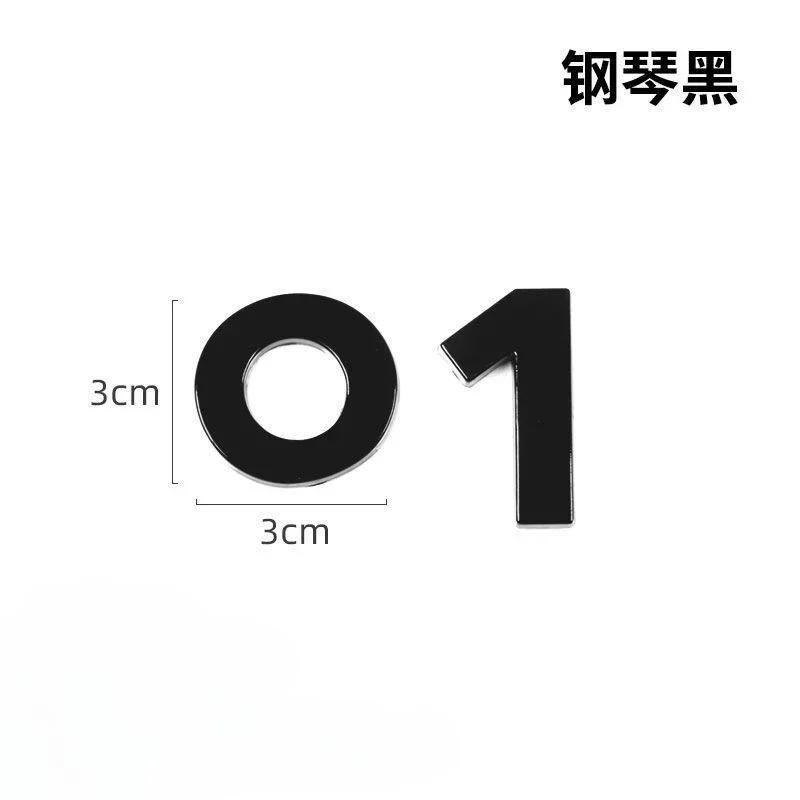 cxjva7 For Lynk&Co 01 02 03 05 Rear Logo carEnglishModification Black Warrior  Accessories  Black Letter Logo Car Logo Decoration