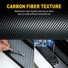 Carbon Car Strip Sticker Fiber Protector Sill Anti Scratch Door Tape 10cm*3M 5D
