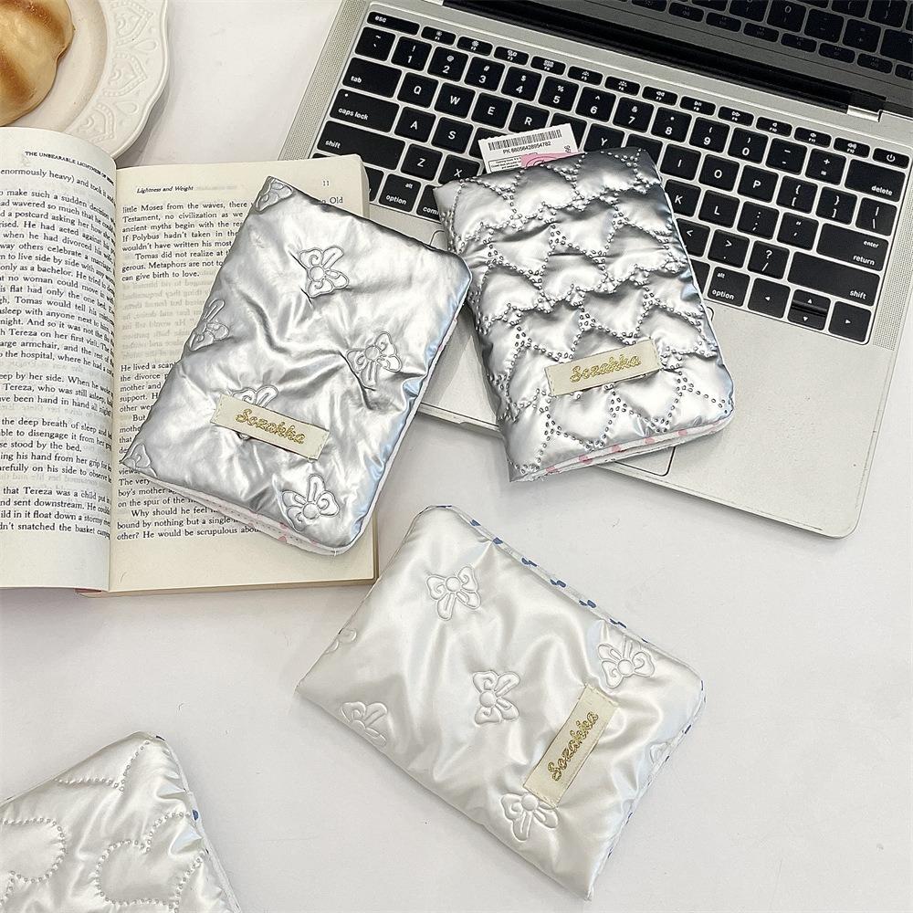 Korean Heart Bow Passport Holder Women Cute Travel Ticket Document Id Card Holder Passport Cover Case Travel Accessories