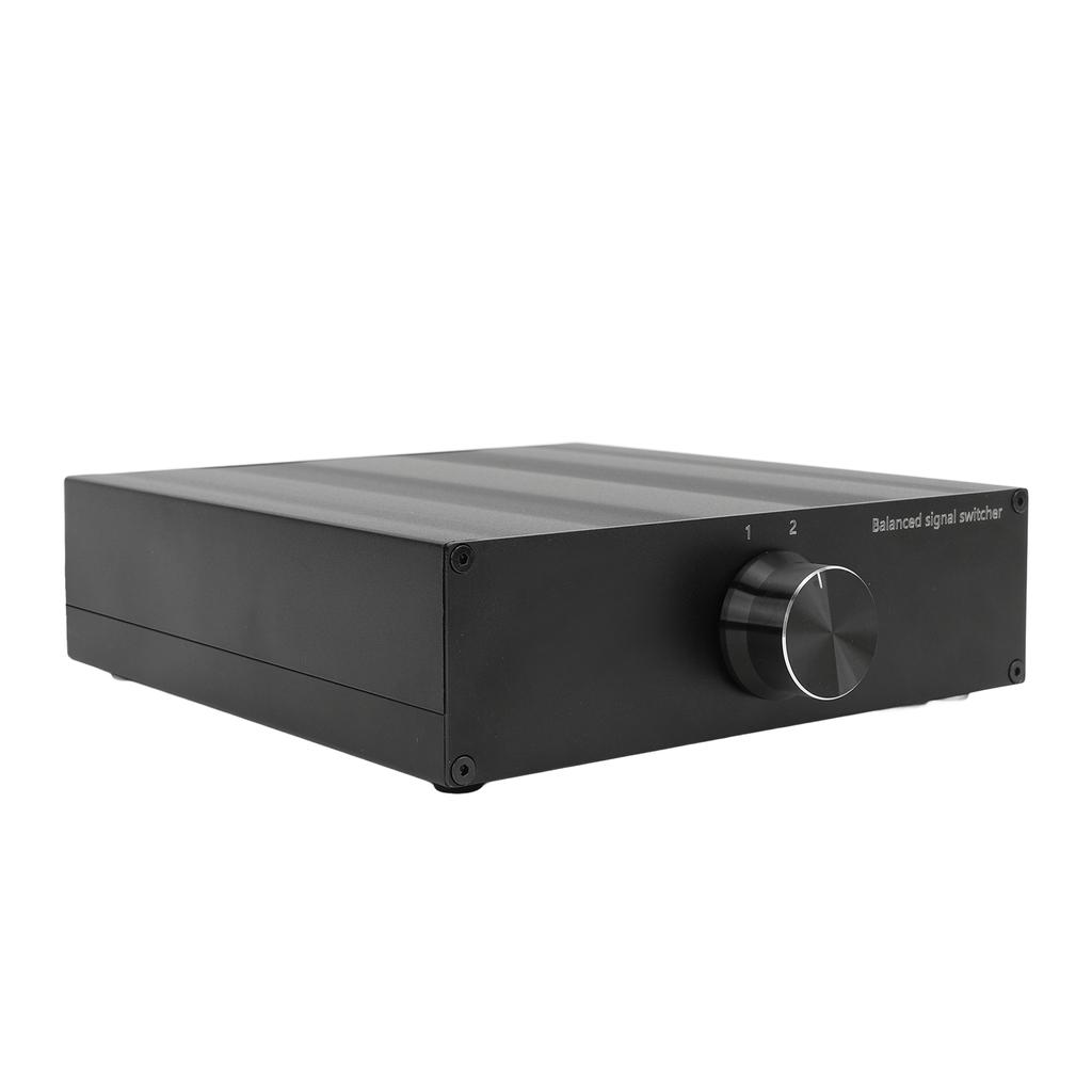 2 входа 1 выход звуковой переключатель XLR Lossless Balance Sound Selector Switcher для 2-канального HiFi Stereo LR