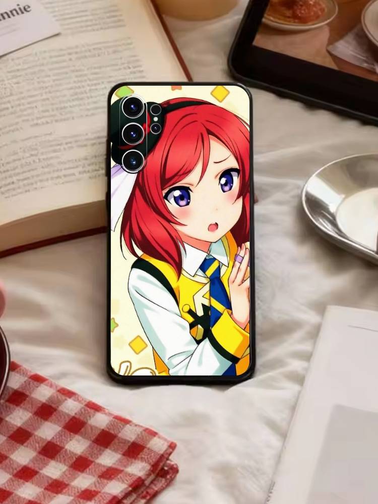 Nishikino Maki-Love Live Phone Case For Samsung S26,S25,S24,S23,S22,S30,S21,Ultra,Plus,FE 5G Black Soft Cover