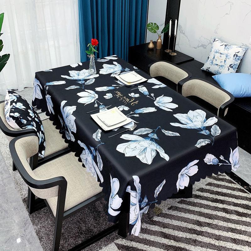 Скатерть в минималистском стиле, художественная водонепроницаемая маслостойкая моющаяся скатерть для стола, бытовой журнальный столик, прямоугольная скатерть