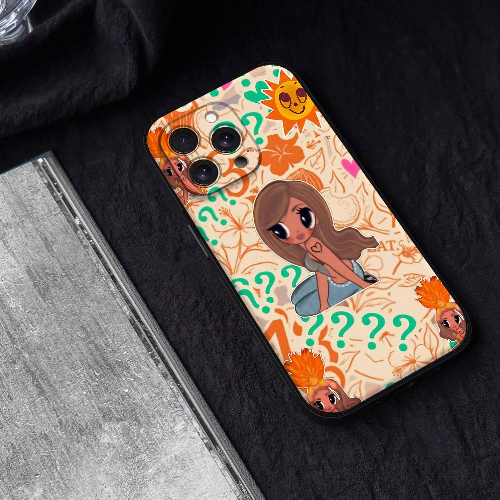 Чехол для телефона K-Karol G T-Tropicoqueta для iPhone 17 15 Pro Max 14 Pro 12 11 13 Mini X XR XS 16 Plus SE Задняя крышка