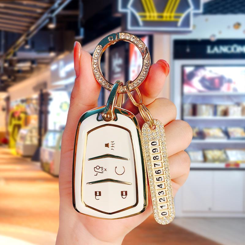 Premium Key Cover for 2022 Cadillac XT5/XT4/CT6/ATSL/XTS