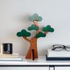 Wooden Pine Tree Ornament Farmhouse Rustic Mini Standing Tree Table Sign Home