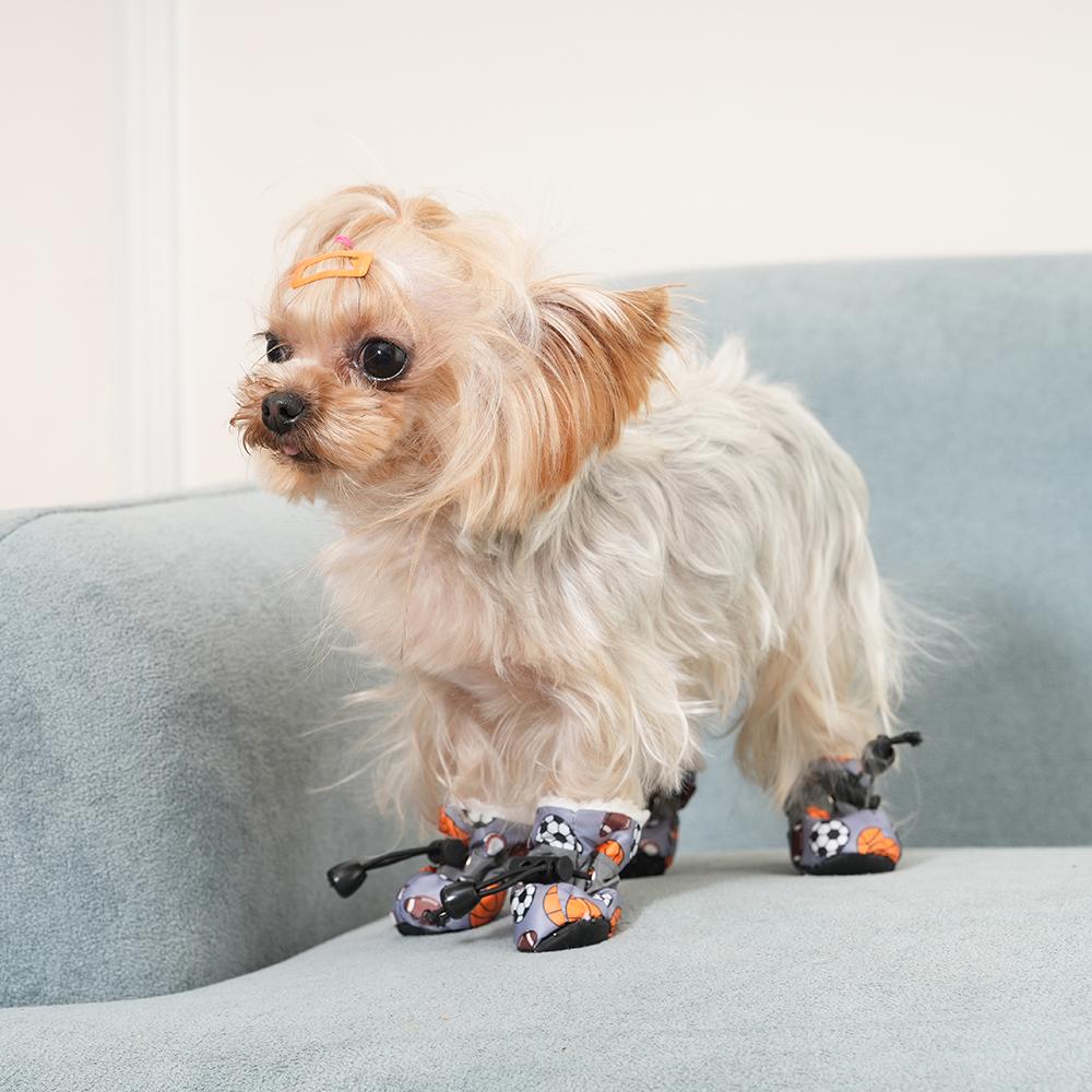 4 шт./компл. обувь для собак светоотражающие противоскользящие ботинки для домашних животных для маленьких средних собак кошек утолщенные зимние теплые флисовые ботинки для щенков чихуахуа