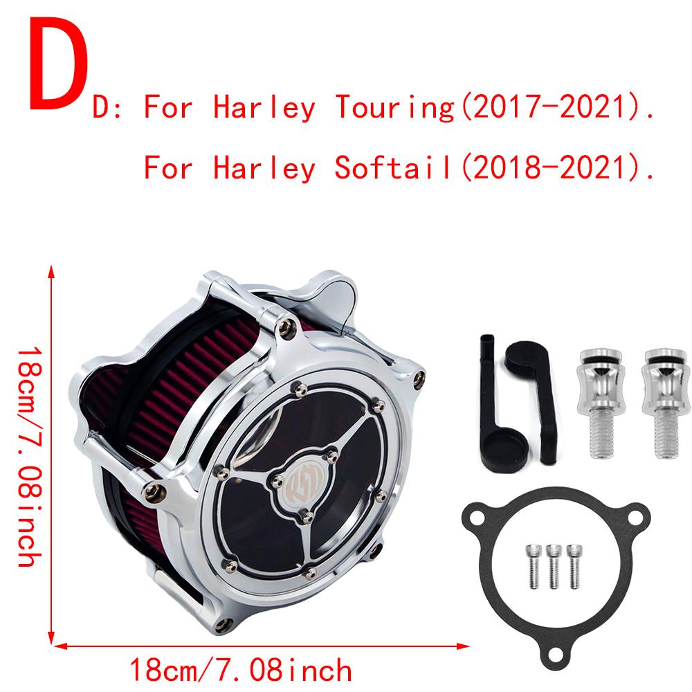 RSD Фильтр воздушного фильтра Clarity Хром Для Harley Sportster Iron 883 1200 Dyna Softail FXSTC Fat Bob Touring FLHT FLHTC