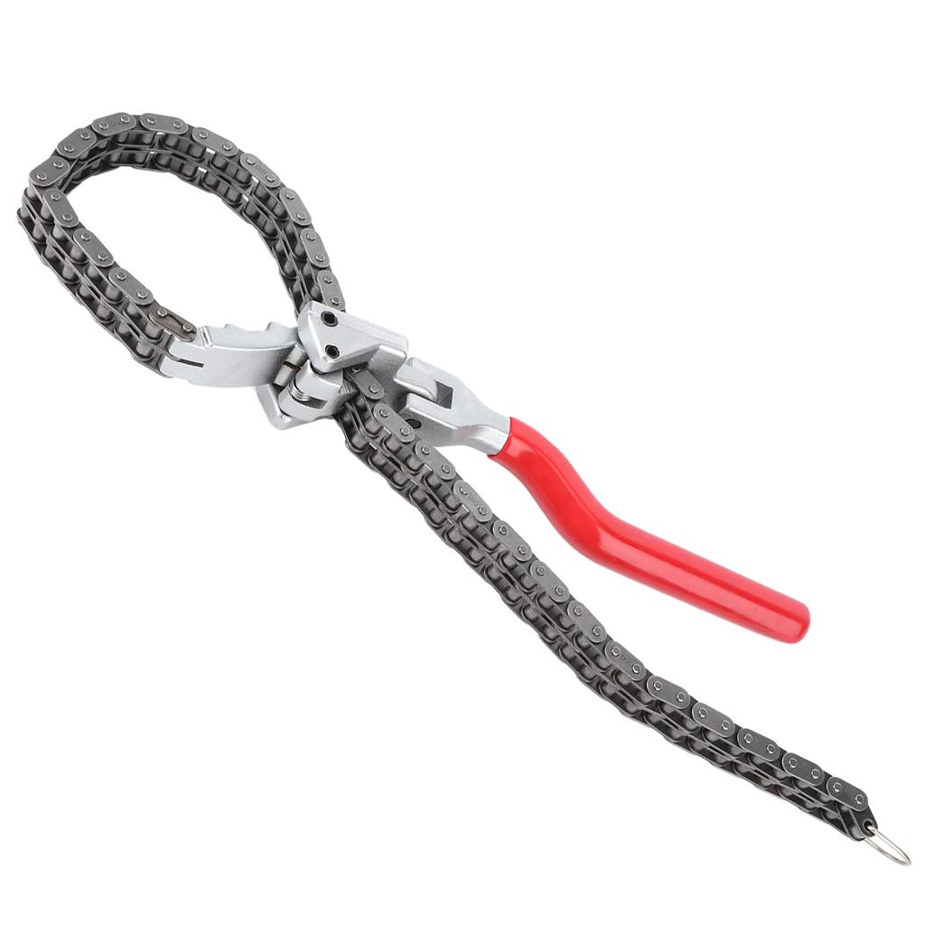 Auto Handle Tools Chain Type Oil Filter Wrench Spanner 13.8in Long Handle Ergonomic Auto Car Repairing Tool Oil Filter Spanner