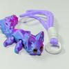 3D Printed Cute Fox Ornament Figurines Multiple Joints Movable Simulation Eyes Hanging Rope Room Decoration Accessories Kid Gift