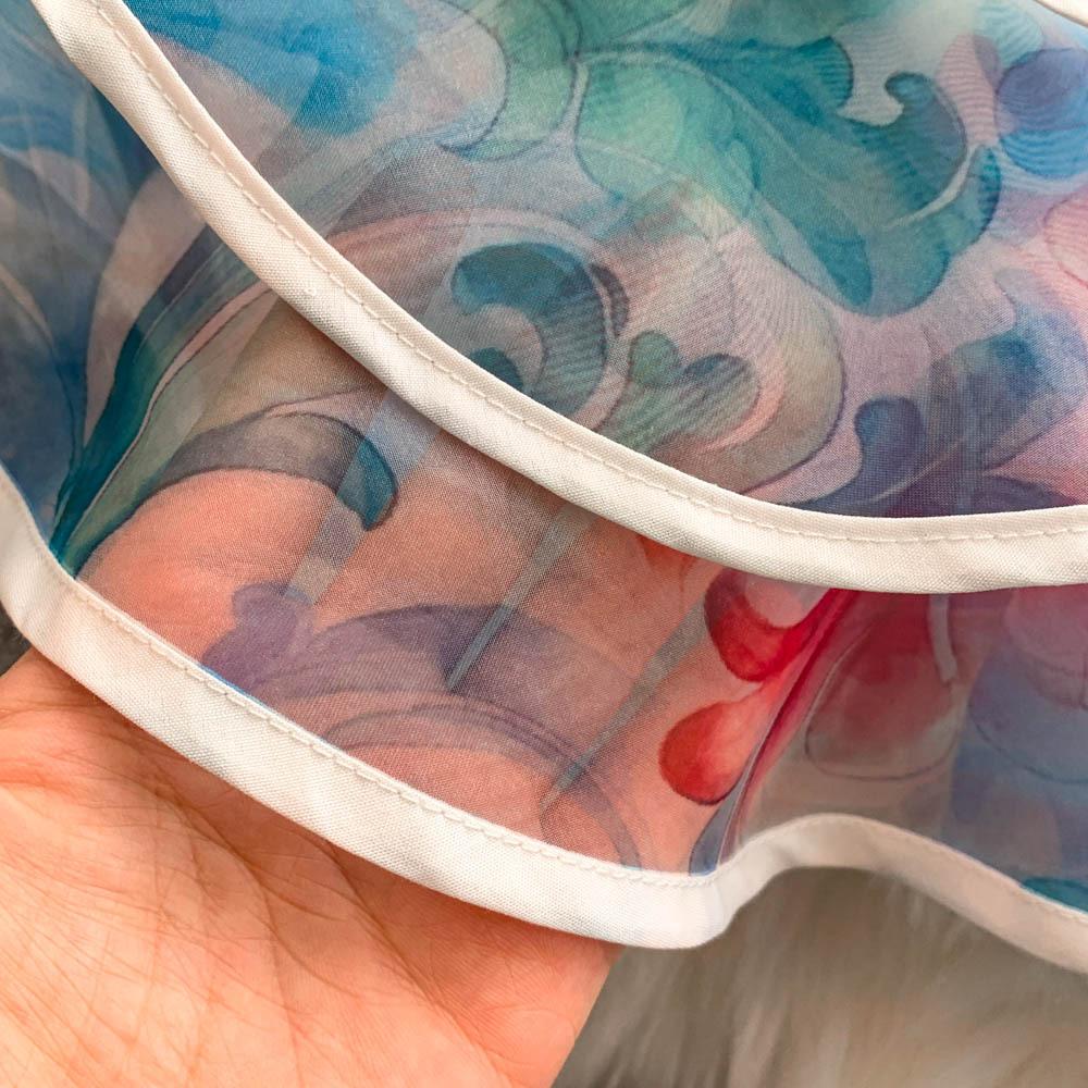 Элегантные длинные платья с цветочным принтом для женщин, летние, праздничные, с рукавами-рюшами, цельные, запашные, с V-образным вырезом, винтажные, ретро, вечерние