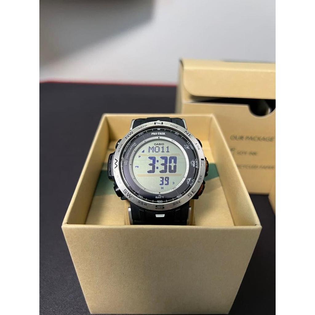Б/у [С коробкой] CASIO PROTREK Climber Line Солнечные Радиоуправляемые