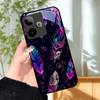 Для Realme GT7 5G Чехол Роскошный Чехол с Рисунком Закаленное Стекло Чехол для Телефона Для Realme GT 7 Fundas Жесткий PC Ударопрочный Корпус Бампер