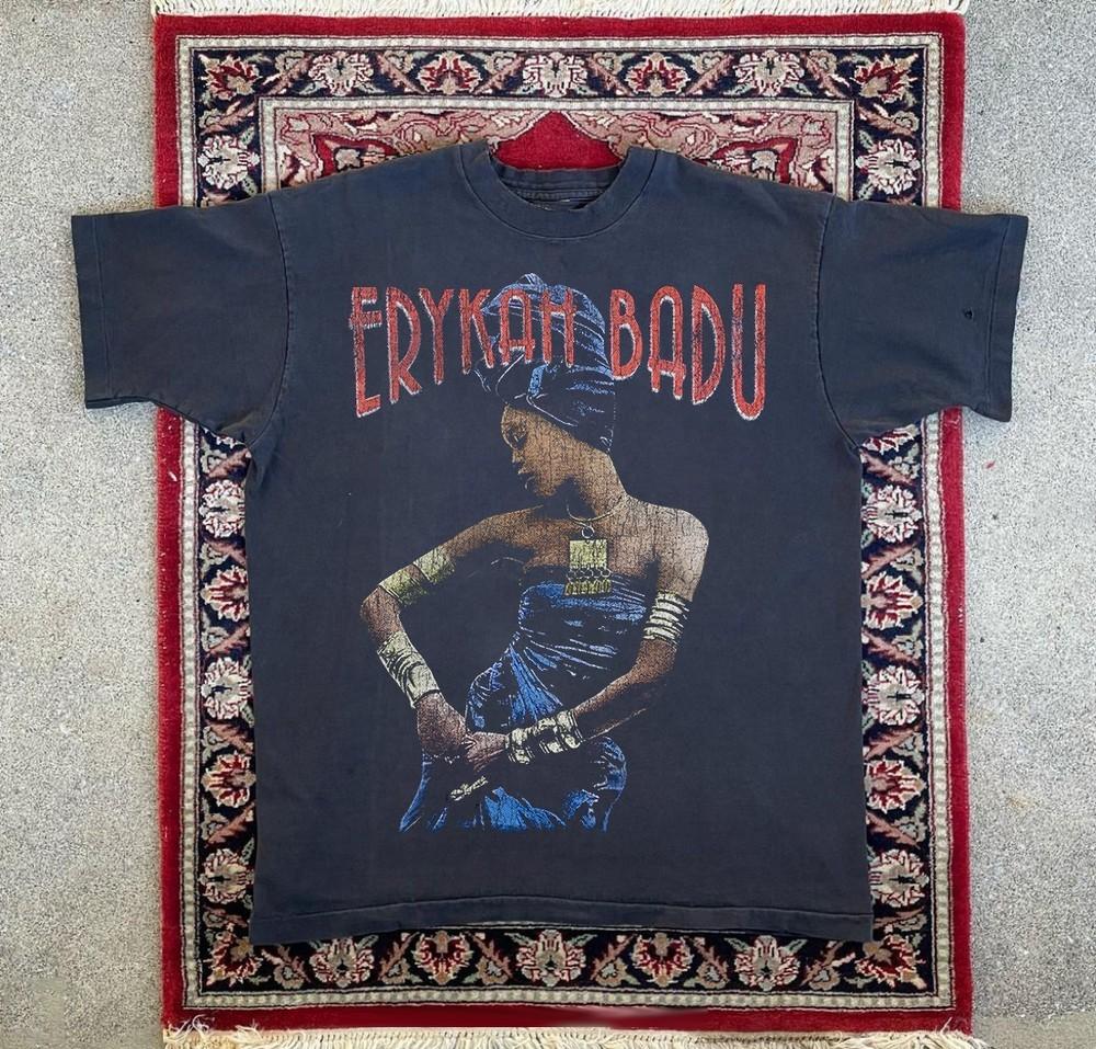 2001 Erykah Badu Tour Promo T-Shirt Black XXL