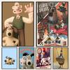 1 шт. Горячий Забавный Мультфильм W-WallaceS Милый G-Gromit Плакат HD Постеры Главная Комната Бар Кафе Декор Искусство Настенная Живопись Картина