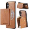 Detachable Fold Wallet Case For Samsung Galaxy S25 Edge S24 Plus S23 FE S22 Ultra For MagSafe Card Holder Cove Fundas