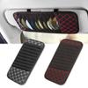 Anti-Lost Car CD Holder Bag Pouch Auto DVD Leather Clips Sunshade Sleeve Car Disc Storage Case Car