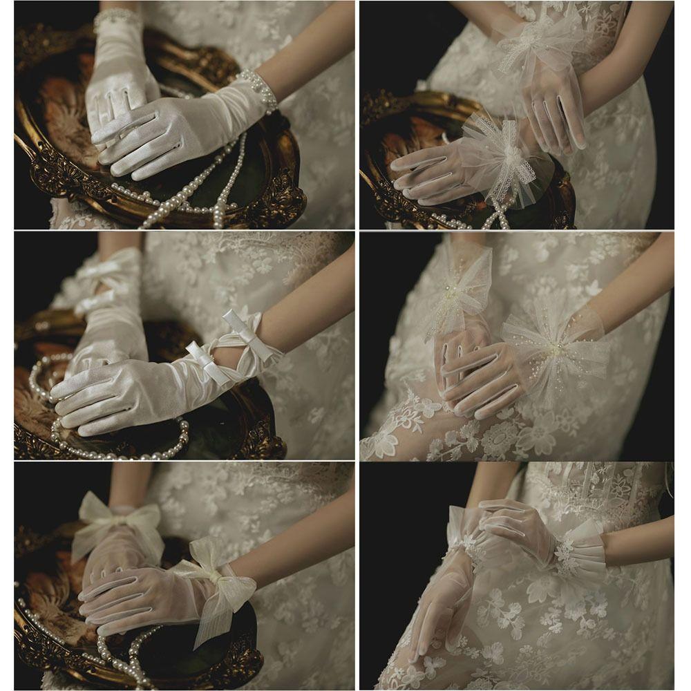 Праздничное платье Велосипедные перчатки Митенки Кружевные перчатки Свадебные перчатки Свадебные перчатки Митенки для свадебного платья
