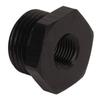 Hex Nut with O Ring 8AN 1 8in NPT Internal Thread Black Aluminum Hex Head Nut for Vehicle