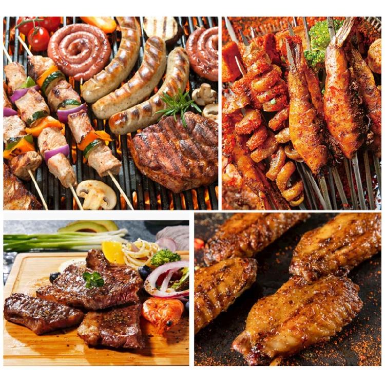 Корзина для гриля BBQ Поддон для гриля Антипригарная корзина для гриля Посуда для кемпинга Прочная
