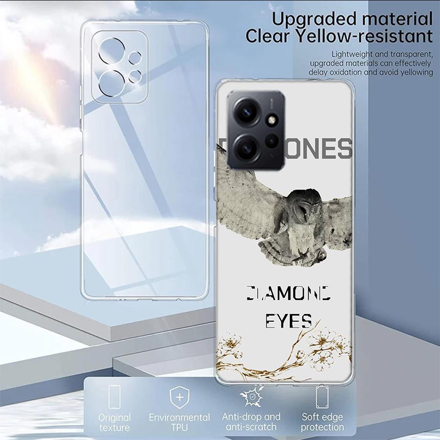 Чехол для телефона Deftones из группы D для Redmi Note 14 13 12 11 Pro Plus 14S 12S 11S 11T 11E 10S 9S 10 9 Pro, защитный чехол-оболочка из ТПУ Coque