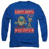 Ren & Stimpy Unisex Adult Happy, Happy Holidays Christmas Jumper T-Shirt