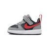 Court Borough Low Recraft TD Light Smoke Grey Bright Crimson Baby Sneakers Dark-Obsidian White DV5458-003