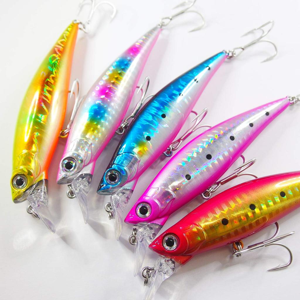 Momo Lure Flounder Minnow Drift Minnow 90S Assorted Set Set (5-Piece #01)