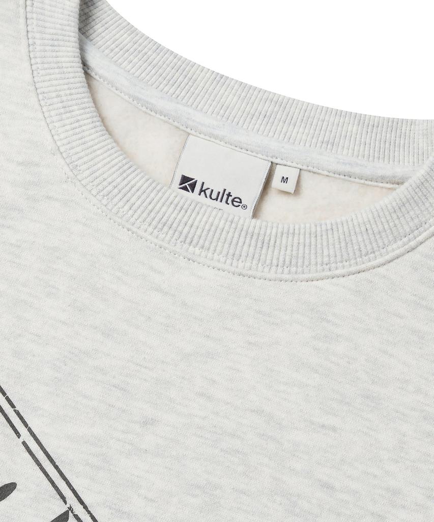 KULTE Ретро-радио Свитшот с круглым вырезом O.B.Melange