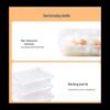 Disposable Square Transparent Food Containers with Lids