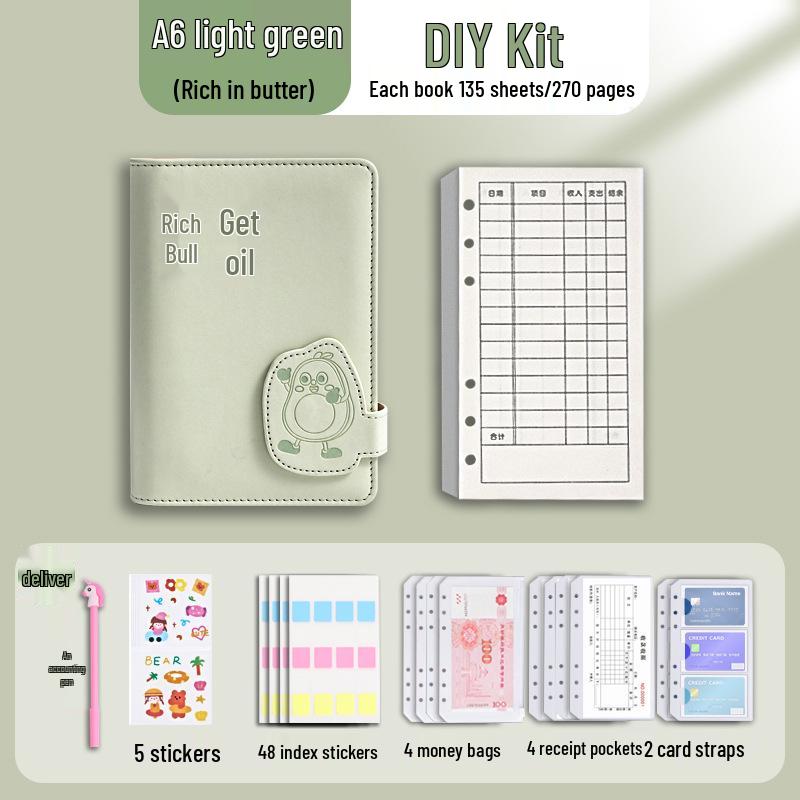 Primary School Student Savings Account Book & Financial Management Notebook