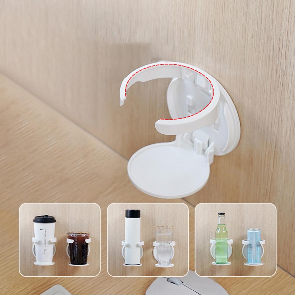 Collapsible Adjustable Drink Holder, Collapsible Cup Holder - Adjustable Folding Car Bottle Holder,