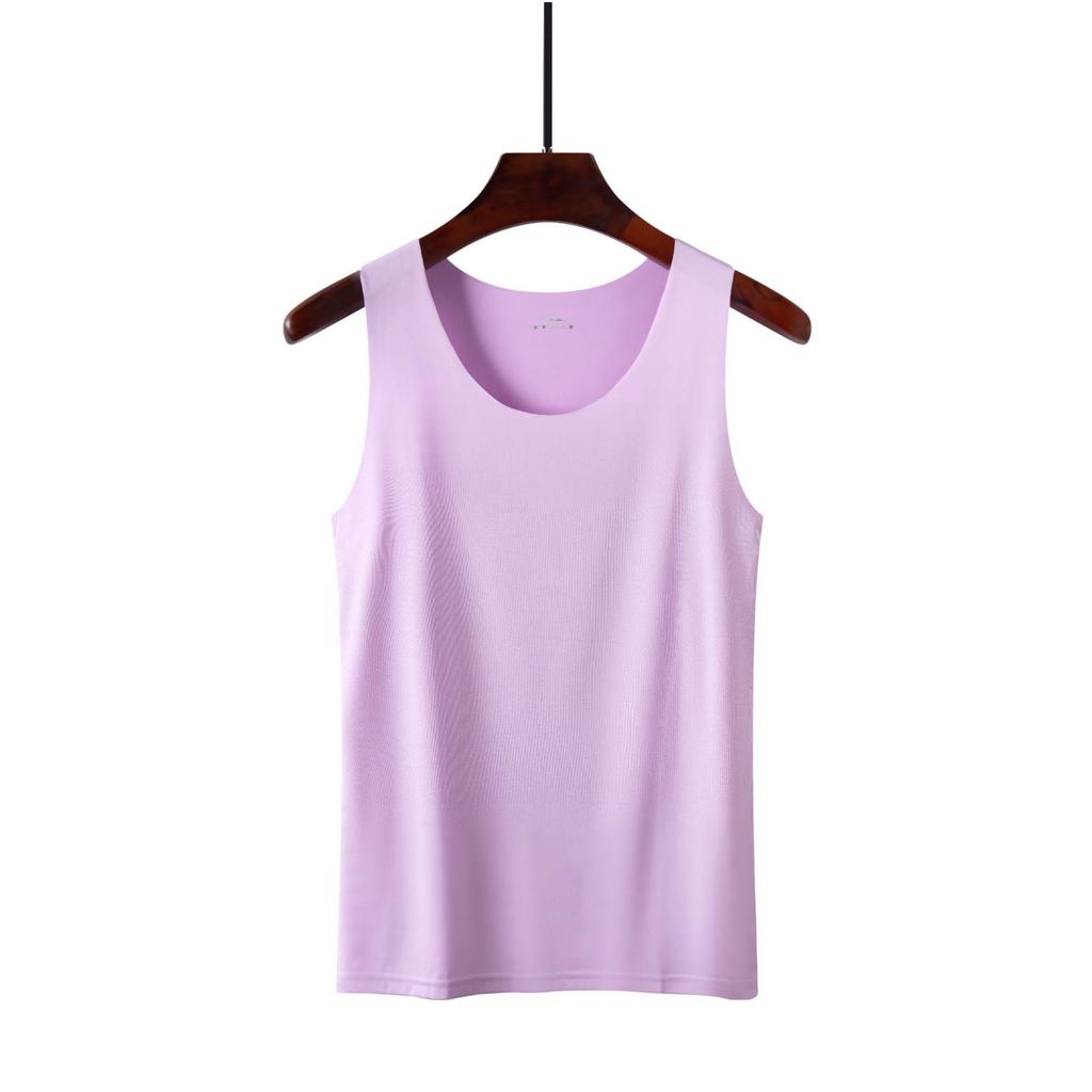 Women's Seamless Ice Silk Vest, Thin Sling, Women's Inner Sleeveless All-match Blouse, Bottoming