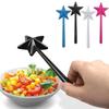 Portable Salt Pepper Shakers Refillable Magical Star Wand Spice Dispenser Seasoning Shaker Set Kitchen Supplies BBQ Gadgets